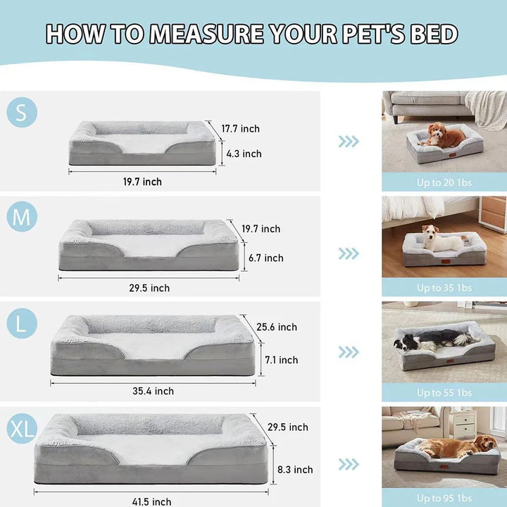 Waterproof Dog & Cat Bed Sofa Mat – High-Quality Pet Blanket Cushion for Medium & Large Dogs | Washable Non-Slip Pet House Bed