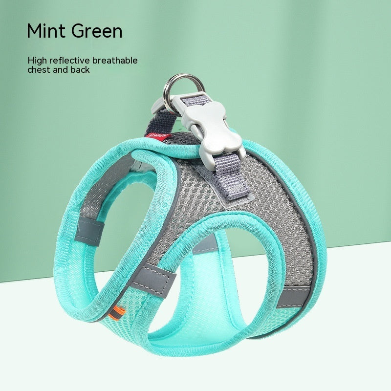 Pet Mesh Breathable Chest Harness