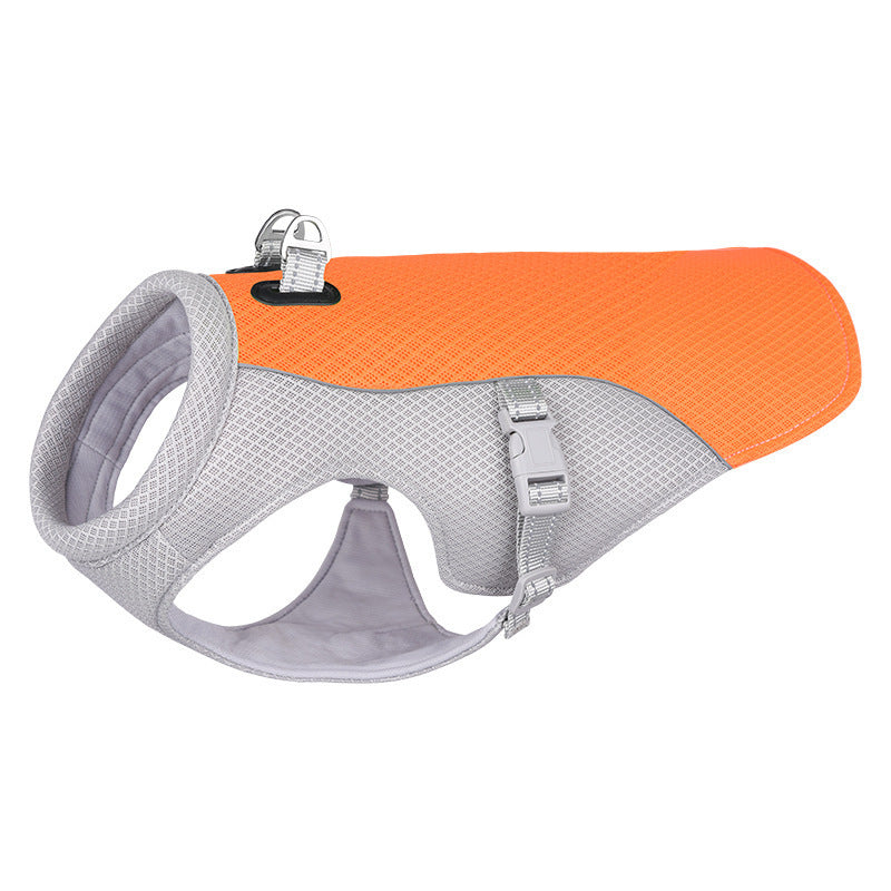 Summer Dog Cooling Vest – Breathable Outdoor Pet Jacket for Small & Medium Dogs | Lightweight Cooling Harness for Hot Weather