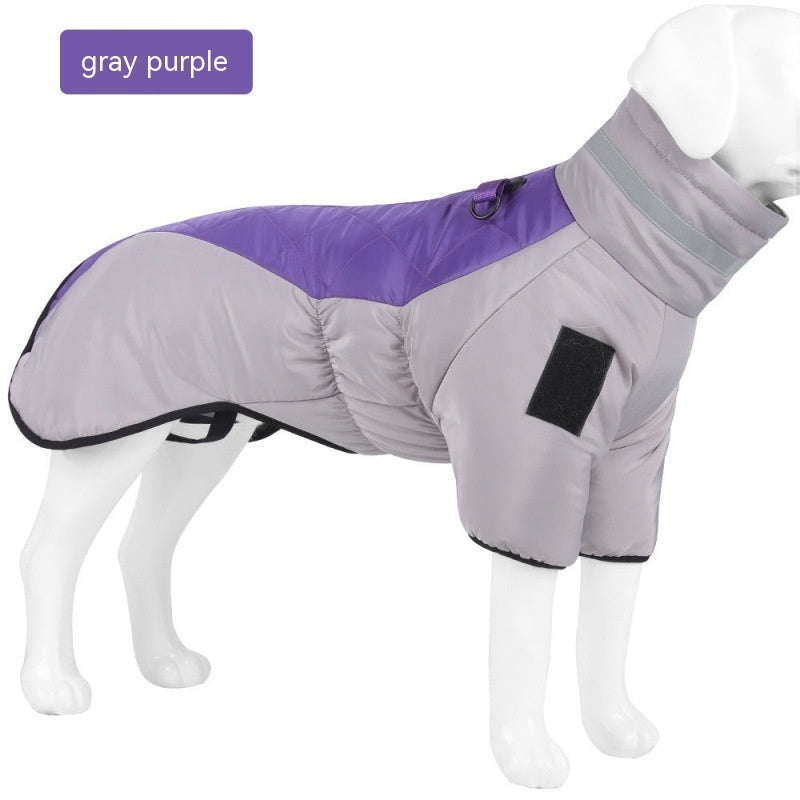 Winter Dog Coat for Medium & Large Dogs – Waterproof Thick Warm Pet Jacket Vest for Labrador, Golden Retriever & Outdoor Cold Weather
