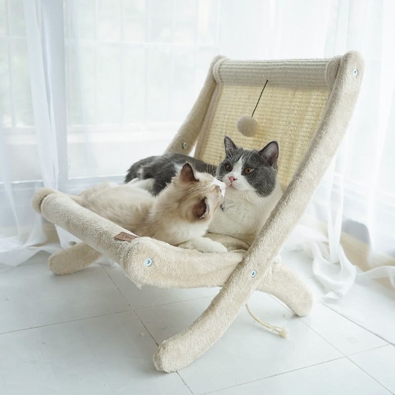 Cat Sofa Bed – Cozy Sunbathing Chair for Cats & Kittens | Soft Pet Lounger Couch for Indoor Rest & Relaxation