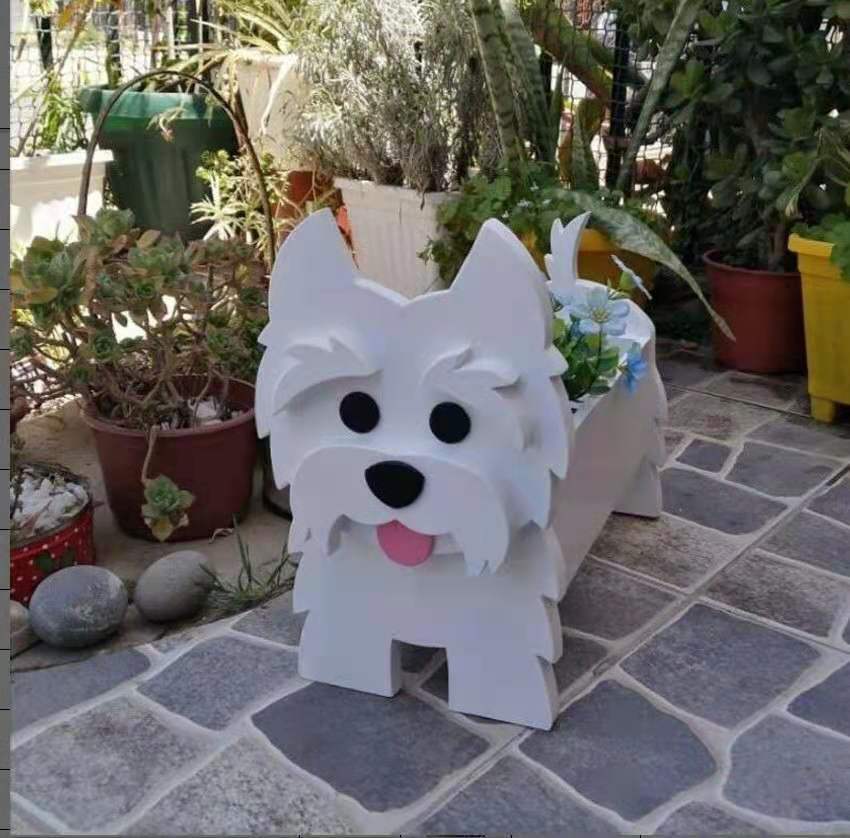 Dog Flower Pot – Cute Puppy Planter for Garden & Home Décor