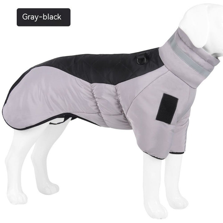 Winter Dog Coat for Medium & Large Dogs – Waterproof Thick Warm Pet Jacket Vest for Labrador, Golden Retriever & Outdoor Cold Weather