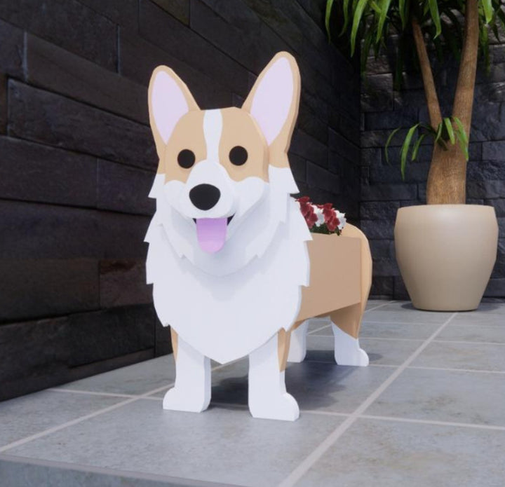 Dog Flower Pot – Cute Puppy Planter for Garden & Home Décor