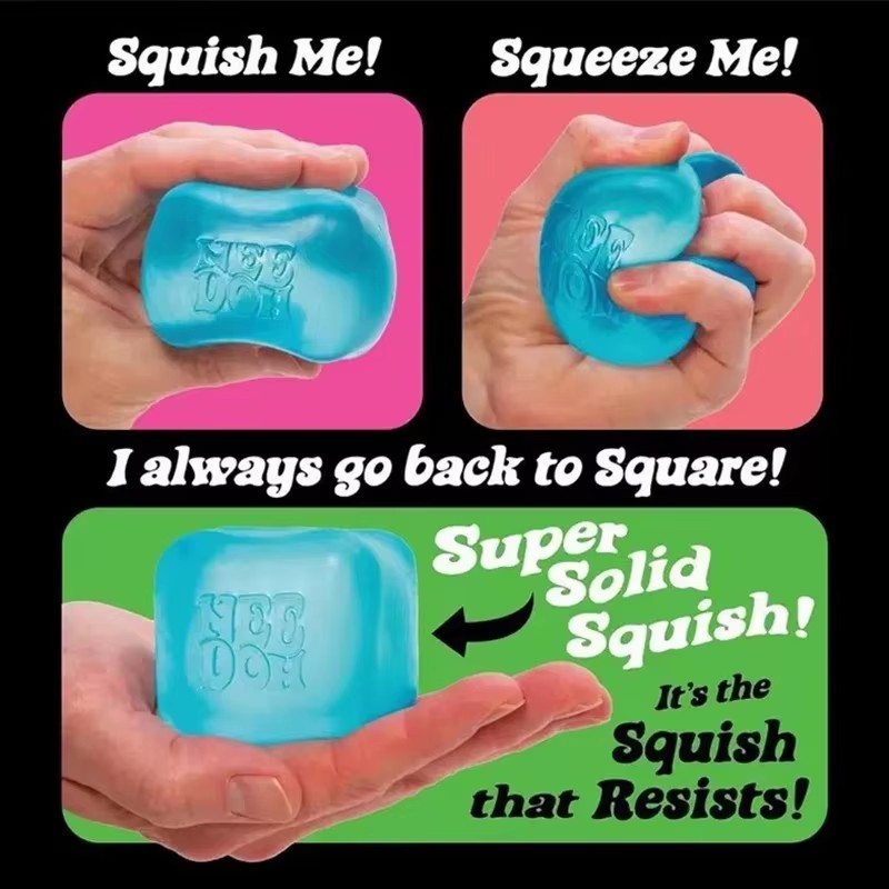 Needoh Nice Cube Sensory Fidget Stress Relief Toy Set